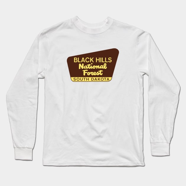 Black Hills National Forest South Dakota Hiking Camping Climbing Park Long Sleeve T-Shirt by heybert00